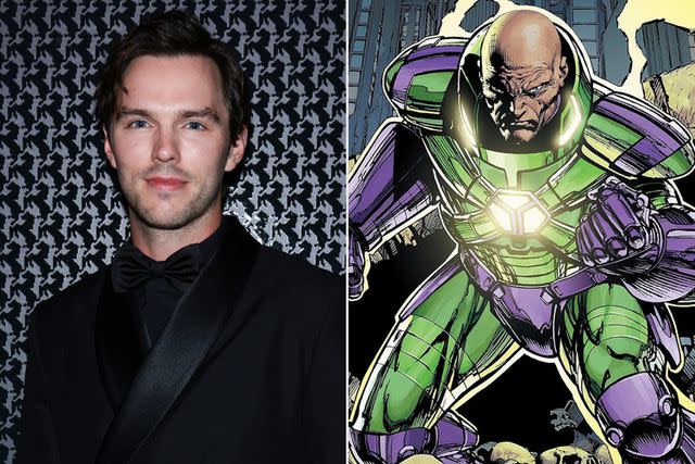 <p>Dimitrios Kambouris/Getty;  DC Comics/ Amazon</p> Nicholas Hoult and Lex Luthor