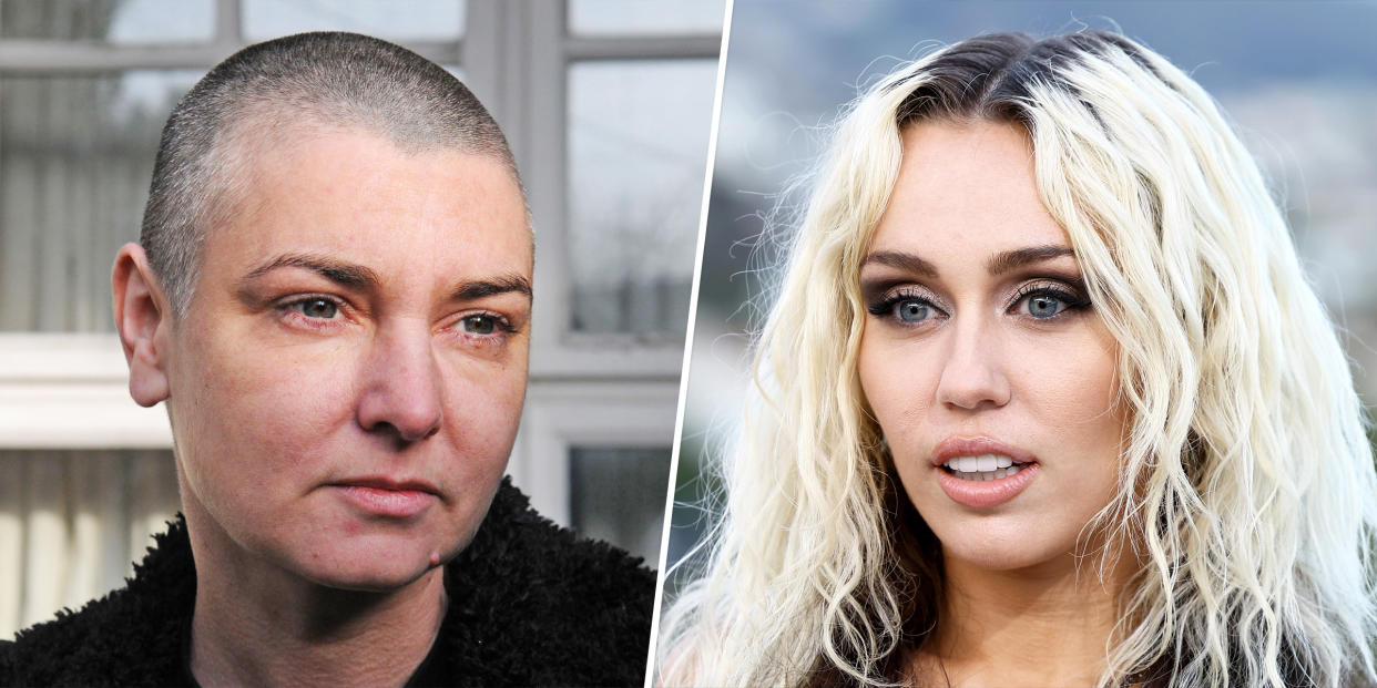 Sinead O'Connor / Miley Cyrus (Getty Images)