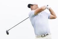 Captain Brooks Koepka, of Smash GC, hits from the sixth tee during the second round of LIV Golf Singapore at Sentosa Golf Club, Saturday, May 4, 2024, in Sentosa, Singapore. (Scott Taetsch/LIV Golf via AP)