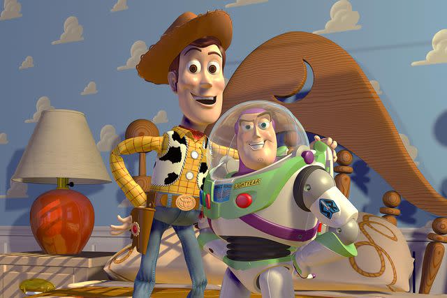 <p>Disney</p> Woody and Buzz in 'Toy Story'