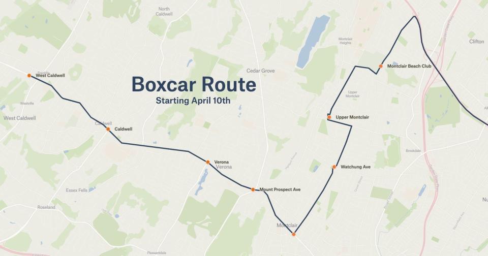 Boxcar has added a route to help fill the service gap left by DeCamp that announced it was terminating commuter bus service. Here is the route Boxcar plans to use, starting April 10, 2023.