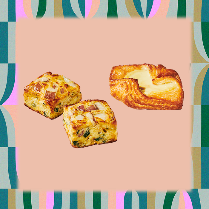 Starbucks' winter menu includes new drinks and Potato, Cheddar & Chive Bakes and Vanilla Bean Custard Danish.