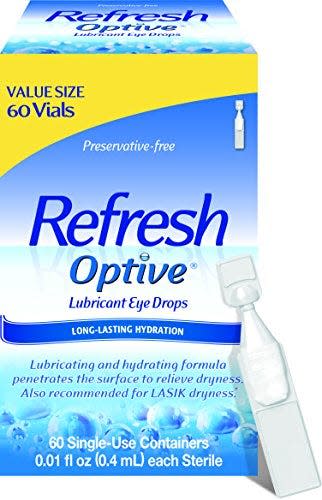 1) Refresh Optive Lubricant Eye Drops