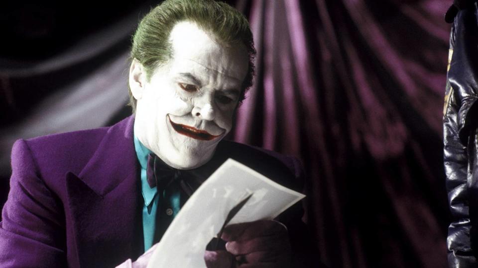 Jack Nicholson as the Joker in Batman (1989)