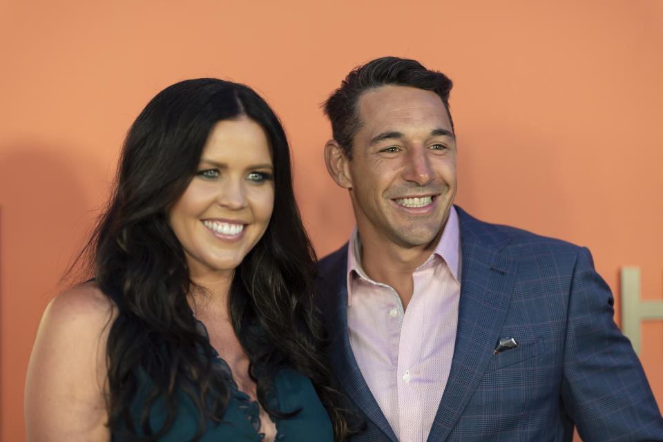 Nicole and Billy Slater.