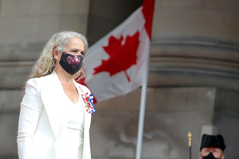 FILE PHOTO: Canada's Governor General Julie Payette arrives to deliver the Throne Speech in Ottawa