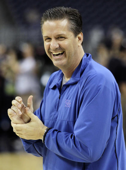 John Calipari guided the Wildcats within a win of the national championship game. (AP)