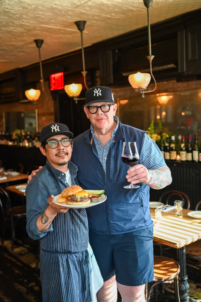Brooklyn restaurateur Billy Durney (right) expands his empire with seafood-focused Sag Harbor Tavern. Daniel Krieger