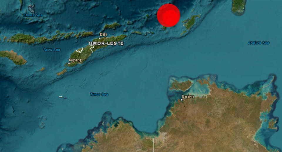 The earthquake was reported by close to 3,000 people in Australia. Source: Geoscience Australia