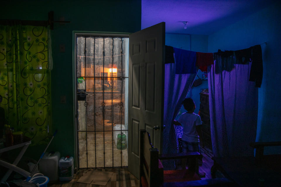 Inside a government housing development on the outskirts of Cancun on Nov. 17.<span class="copyright">Claudia Guadarrama—Magnum Foundation for TIME</span>