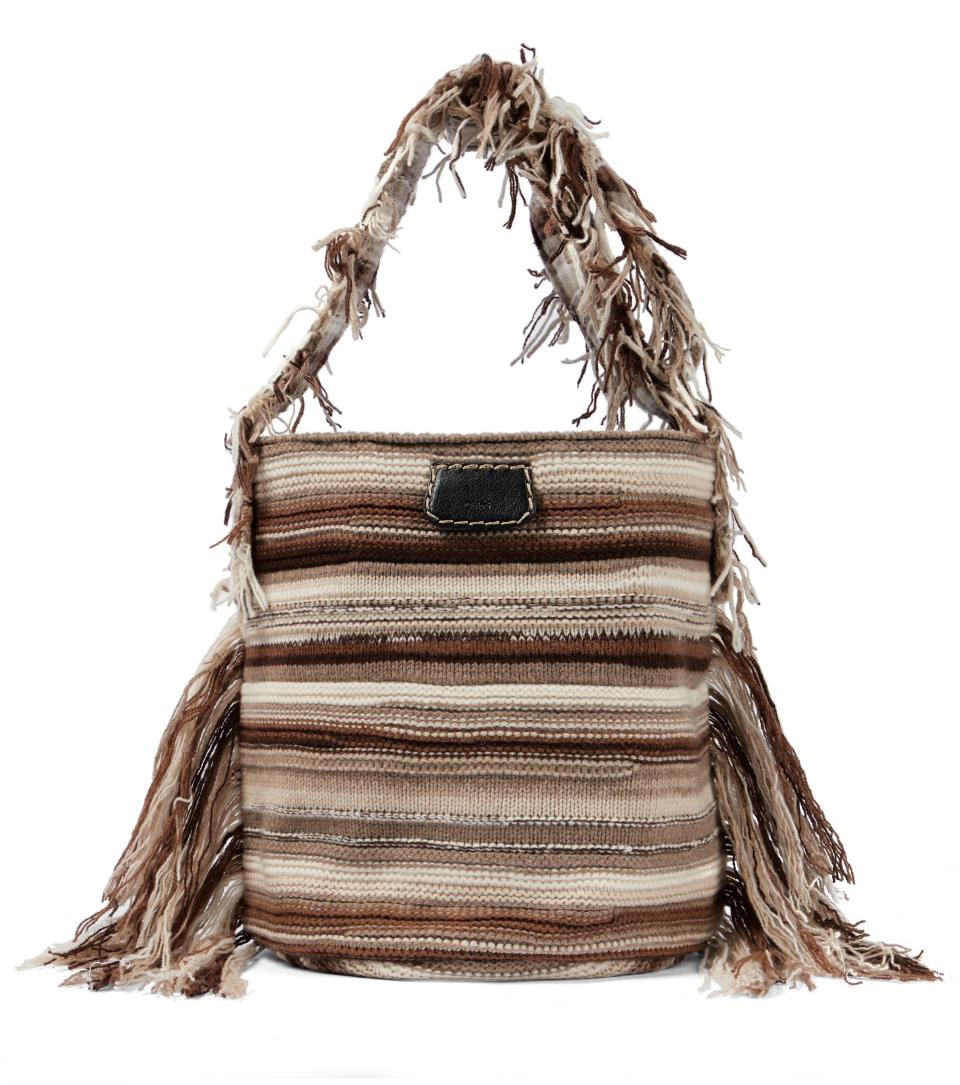 Jorge Recycled Cashmere Bucket Bag