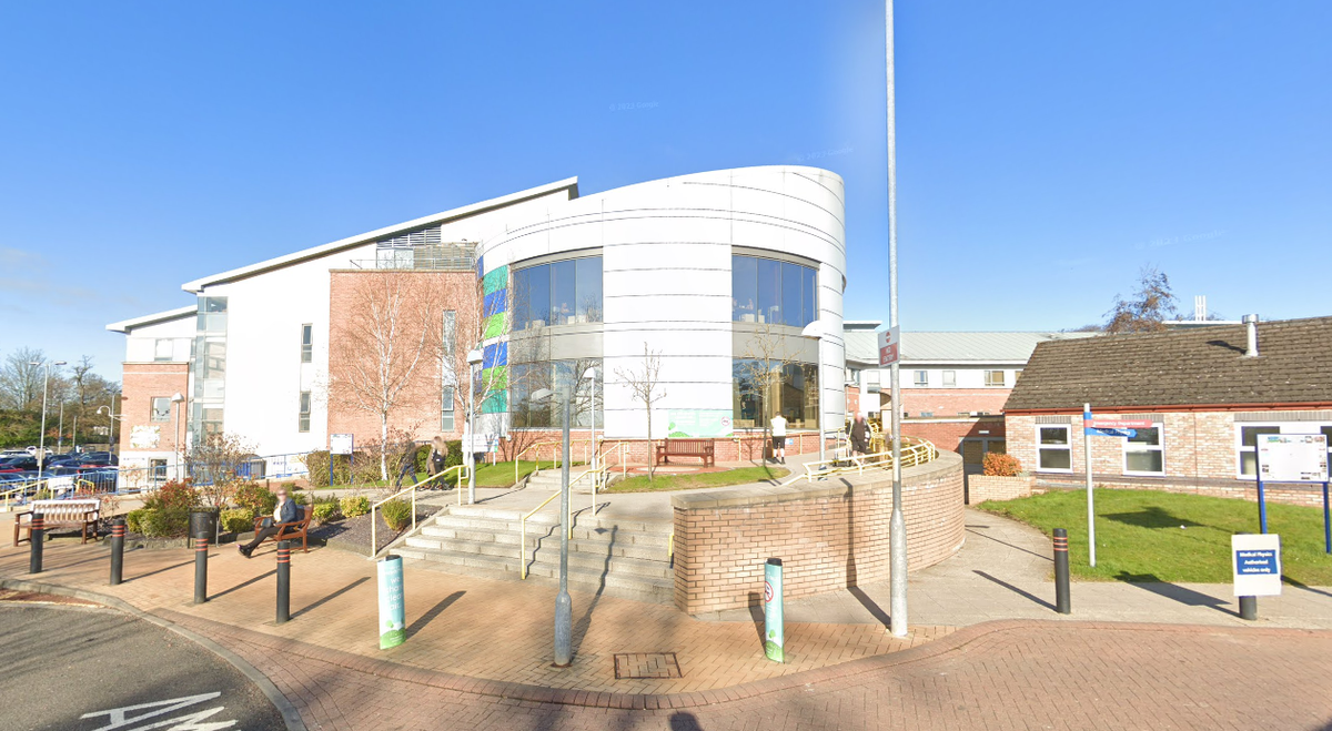 A warning was issued for patients who visited University Hospital of North Durham  (Google )