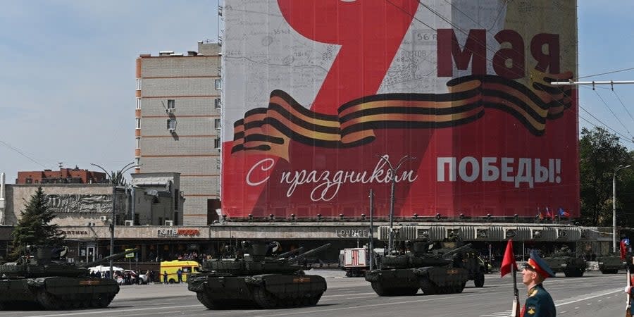 Parade in Russia on May 9