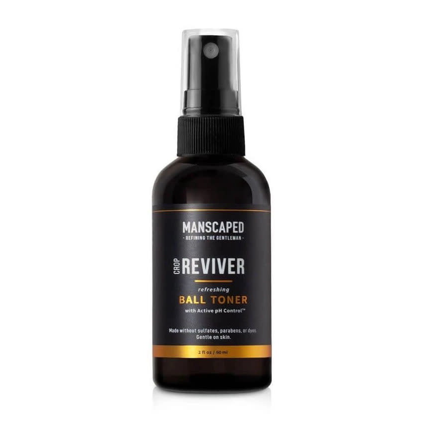 Manscaped Crop Reviver™ Ball Spray Toner; best spray deodorant, spray deodorants