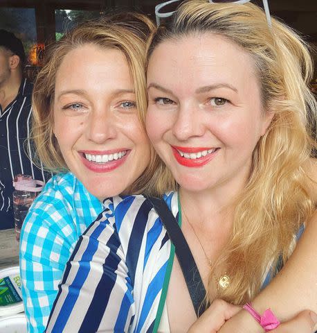 Amber Tamblyn/Instagram Blake Lively and Amber Tamblyn