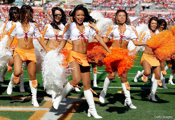 tampa bay buccaneers cheerleaders throwback