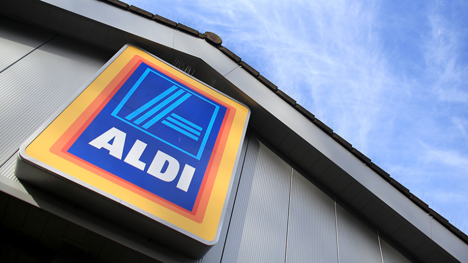 Aldi store sign