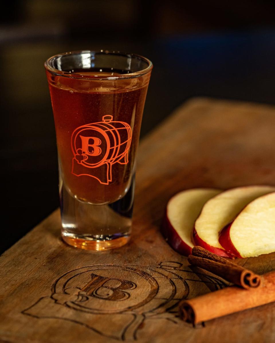 Keep the Super Bowl extra festive with a Barn Burner shot at Batch Gastropub: Delray. This libation features cranberry juice, housemade cinnamon vodka and sour apple schnapps.