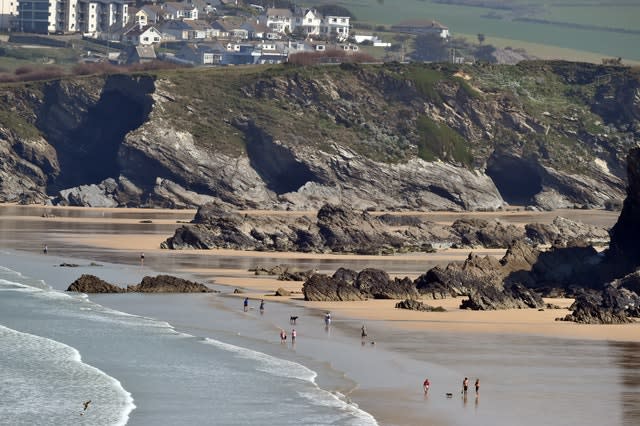 Tolcarne beach