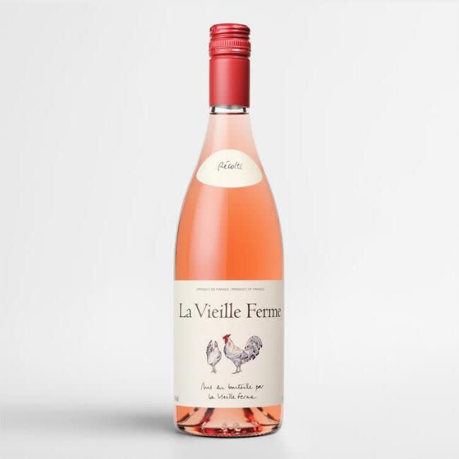 <p><strong>La Vieille Ferme </strong></p><p>wine.com</p><p><strong>$7.99</strong></p><p><a href="https://go.redirectingat.com?id=74968X1596630&url=https%3A%2F%2Fwww.wine.com%2Fproduct%2Fla-vieille-ferme-rose-2018%2F511748&sref=https%3A%2F%2Fwww.goodhousekeeping.com%2Ffood-products%2Fg33644539%2Fbest-cheap-wine-brands%2F" rel="nofollow noopener" target="_blank" data-ylk="slk:Shop Now;elm:context_link;itc:0;sec:content-canvas" class="link ">Shop Now</a></p><p>Red fruit and cherries are revealed in this rosé from France. It's ideal for drinking or serving with a cold meal. </p>