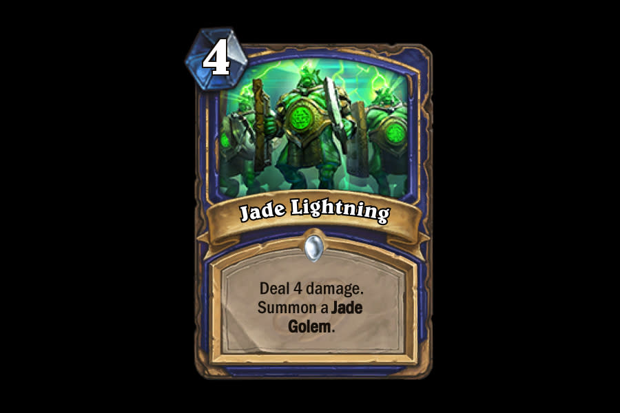 <p>Shamans will certainly be toying around with Jade Golems come Gadgetzan's release. 4 mana for a potentially massive Jade Golem plus some removal sounds like a pretty good deal. </p>