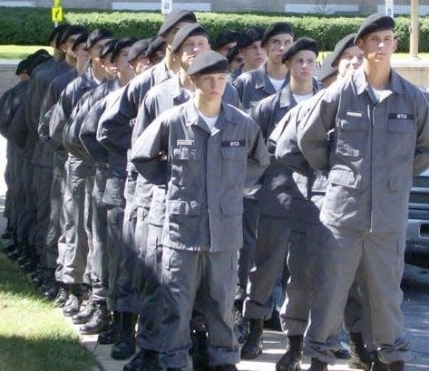 Cadets at the Michigan Youth Challenge Academy get a high school diploma and learn life coping skills, leadership skills and self-discipline, among other things.