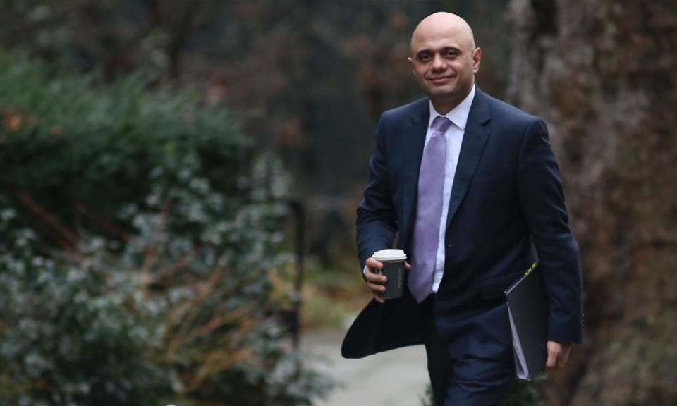 Communities secretary Sajid Javid. 