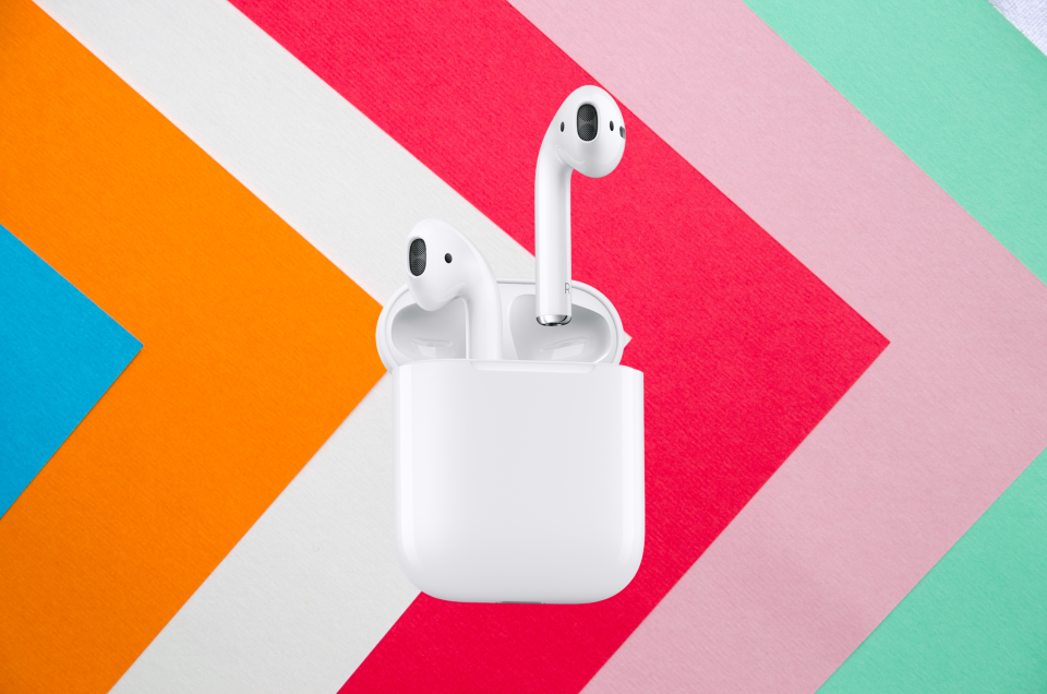 Save nearly 20 percent on these Apple AirPods. (Photo: Amazon)