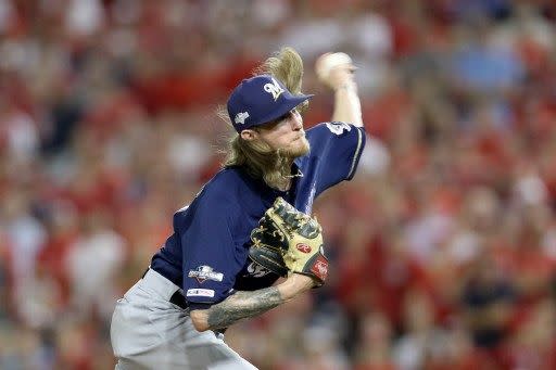 釀酒人僅送出哈德（Josh Hader）就換到四名球員。法新社