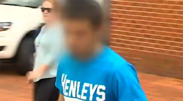 The accused teenager was bailed. Image: 7 News