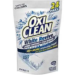 OxiClean White Revive Laundry Whitener + Stain Remover Power Paks, 24 Count. (Photo: Amazon)