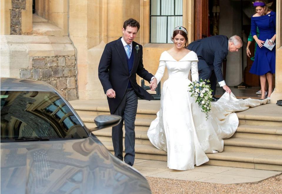 Princess Eugenie of York and husband Jack Brooksbank