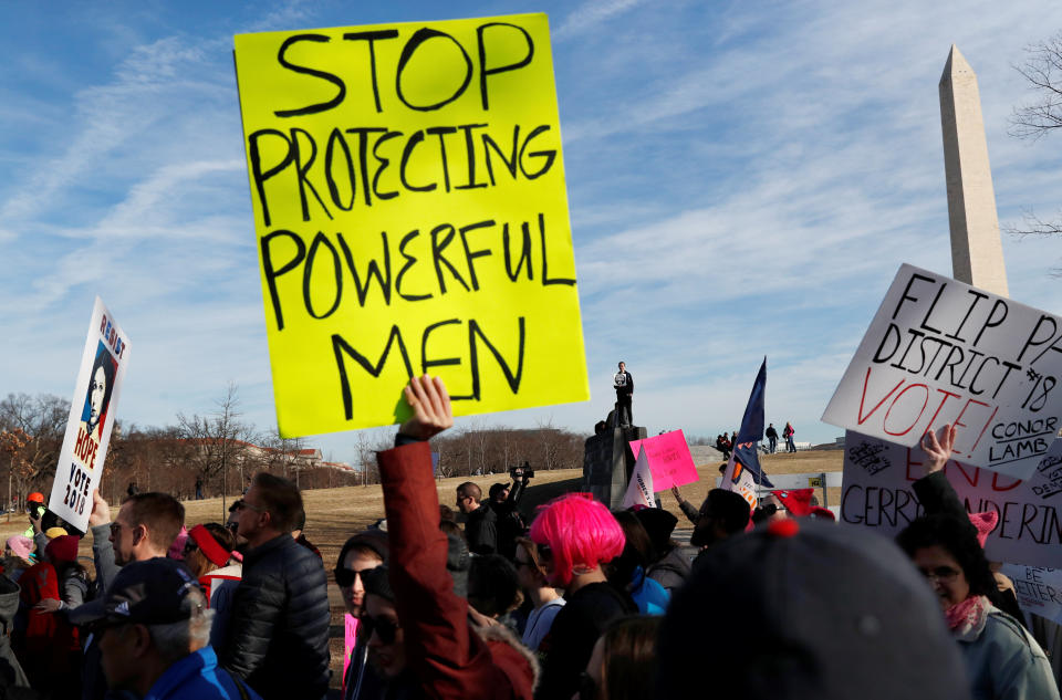 For the past two years, the Women's March has been a national event featuring hundreds of thousands of women around the country. (Photo: Leah Millis / Reuters)