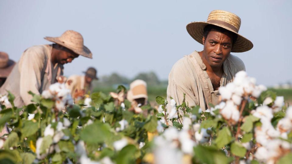 Chiwetel Ejiofor as Solomon Northup in 12 Years a Slave