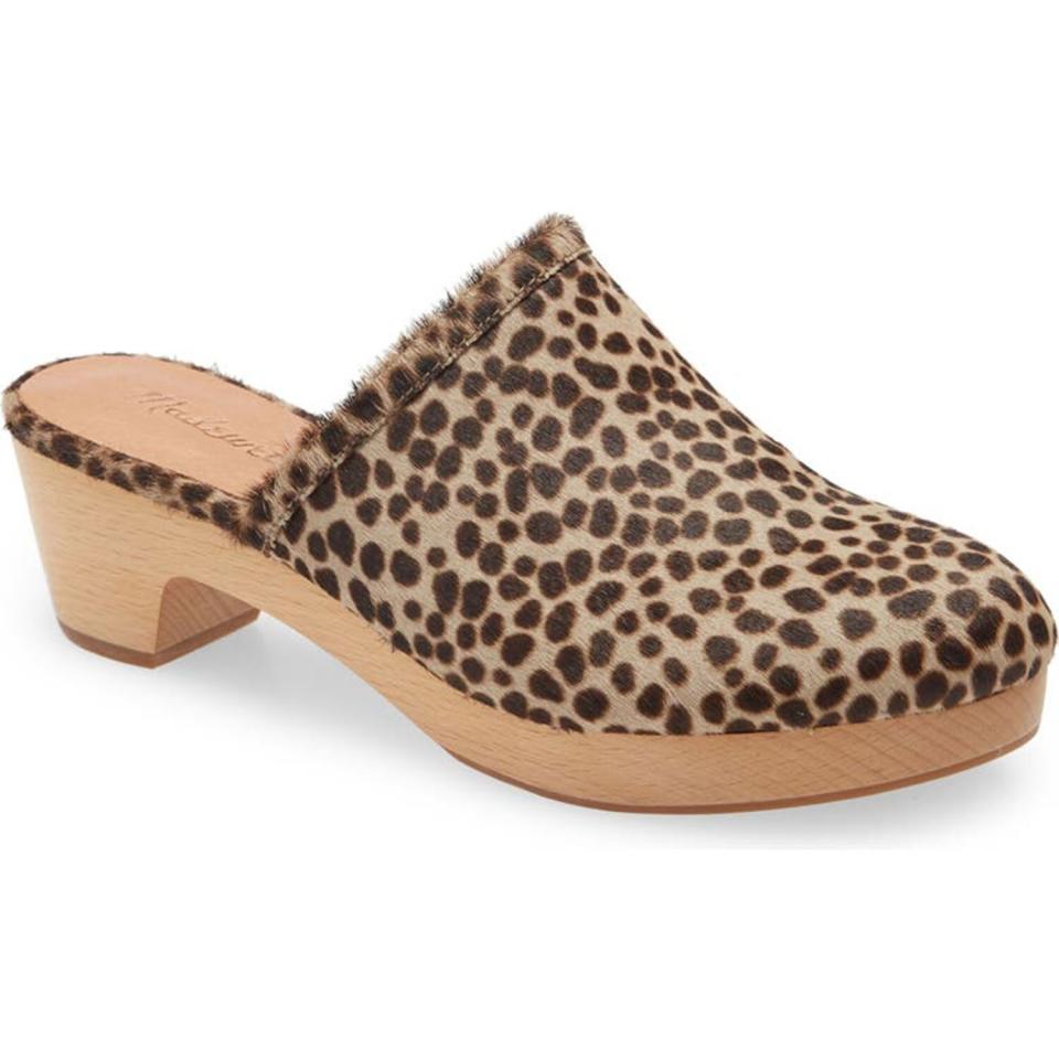 Madewell Ruby Genuine Calf Hair Clog