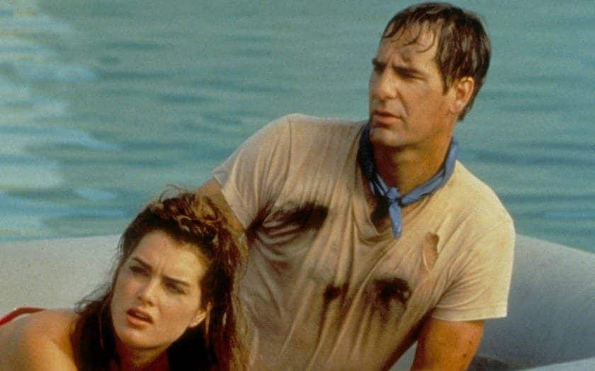 Scott Bakula with guest star Brooke Shields  - alamy