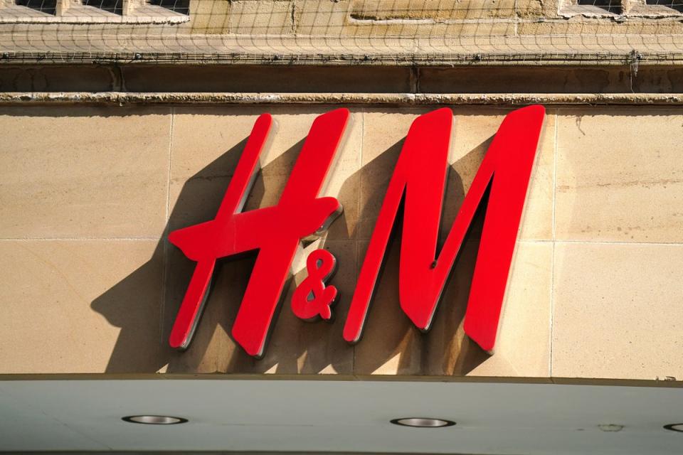 A general view of a H&M store on in Sheffield. The retailer has started charging customers for returns (Mike Egerton/PA) (PA Wire)