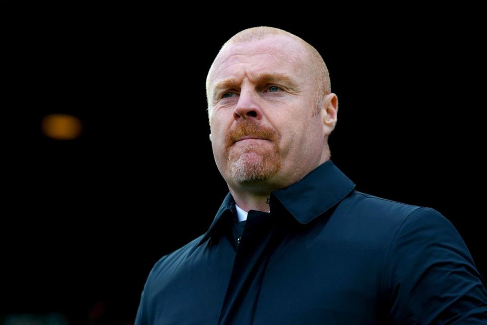 Sean Dyche’s side host Tottenham on Monday (Nick Potts/PA) (PA Wire)