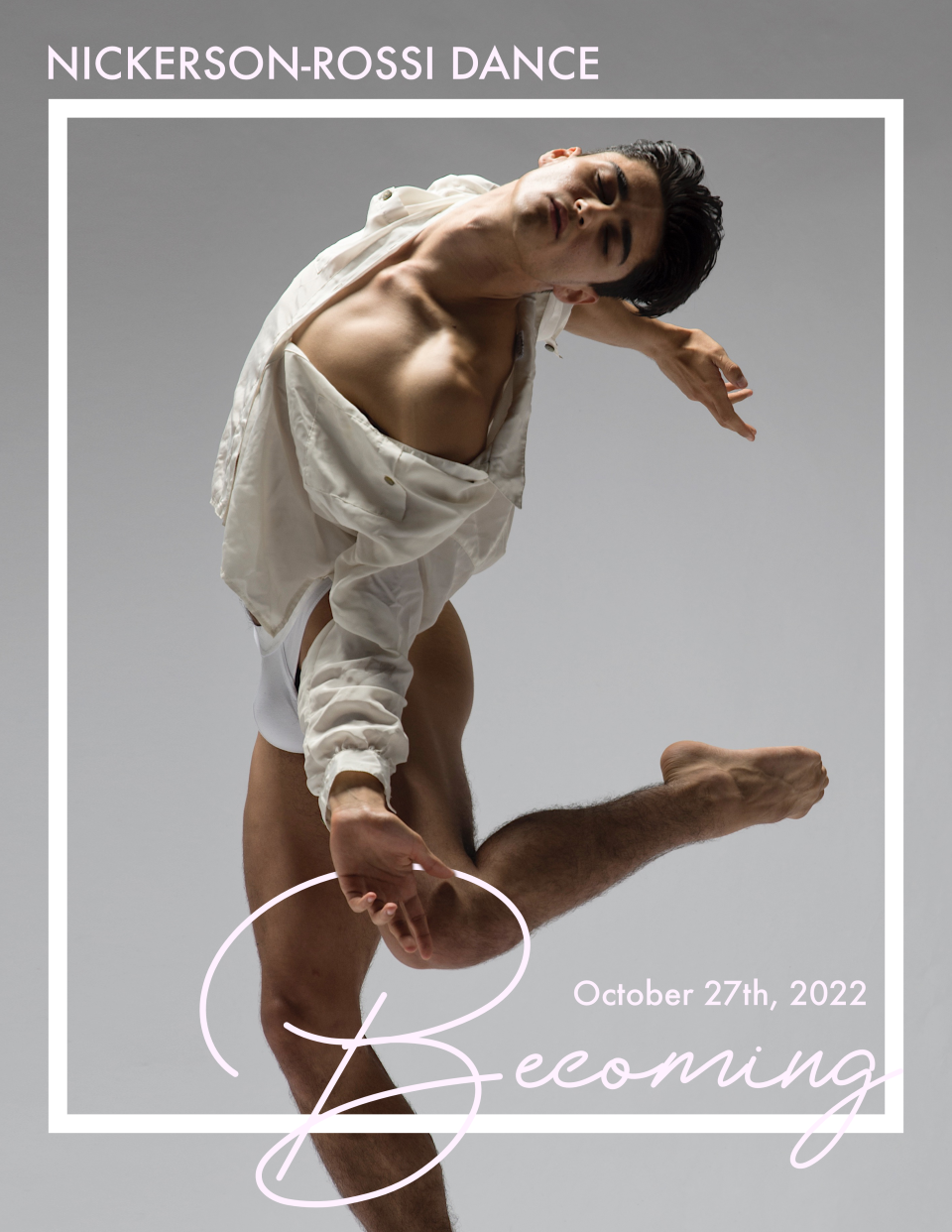 Nickerson-Rossi Dance presents the "Becoming" Concert Dance Performance & Installation Oct. 27, 2022.