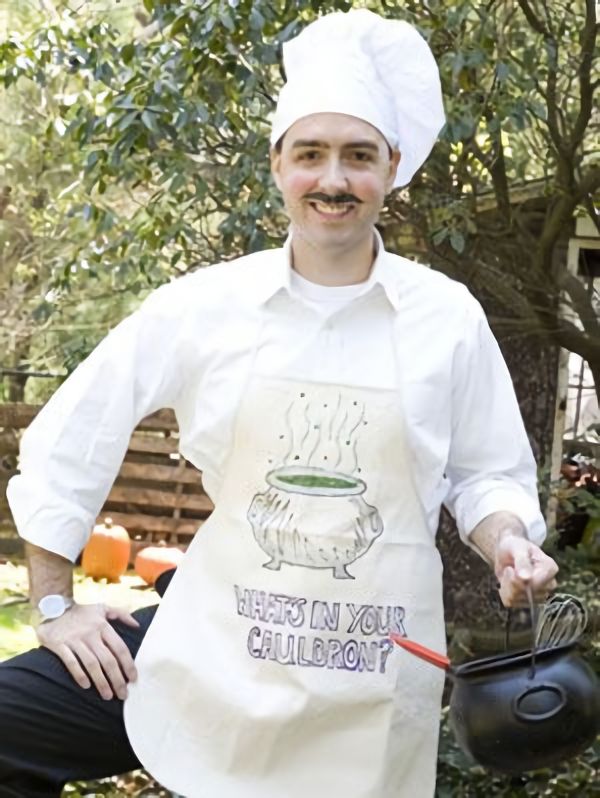 <p>With a cotton apron, fabric pens, and a chef's hat, you can whip up a chef's costume that's *chef's kiss.* </p><p><strong><em><a href="https://www.womansday.com/home/crafts-projects/how-to/a2957/chef-19016/" rel="nofollow noopener" target="_blank" data-ylk="slk:Get the Chef tutorial;elm:context_link;itc:0;sec:content-canvas" class="link ">Get the Chef tutorial</a>. </em></strong> </p>