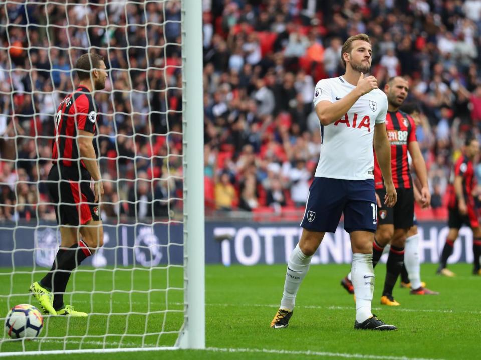 Kane had a goal disallowed against Bournemouth (Getty)