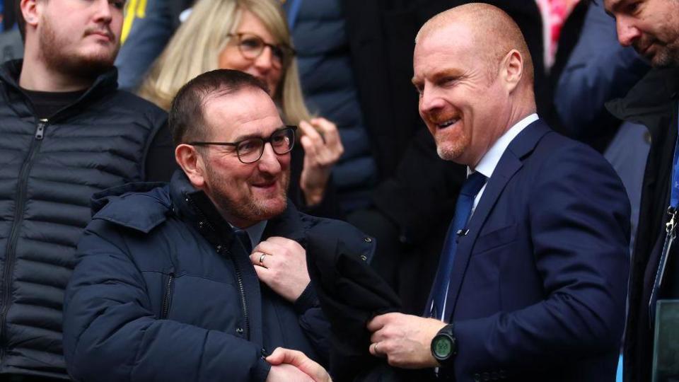 Kevin Thelwell and Sean Dyche