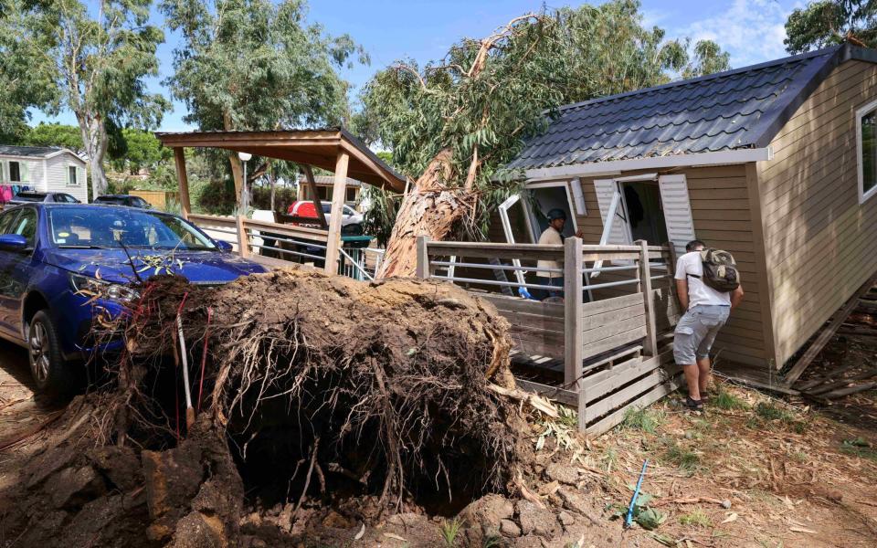 Corsica was hit by a very violent storm which left at least 5 dead - Shootpix/ABACA/Shutterstock