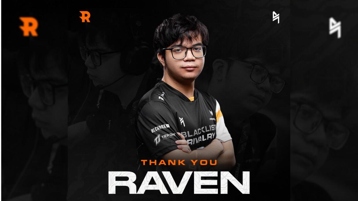 Filipino Dota 2 team Blacklist Rivalry have parted ways with founding member and carry player Raven following a rough start to the 2024 season. (Photo: Blacklist Rivalry)