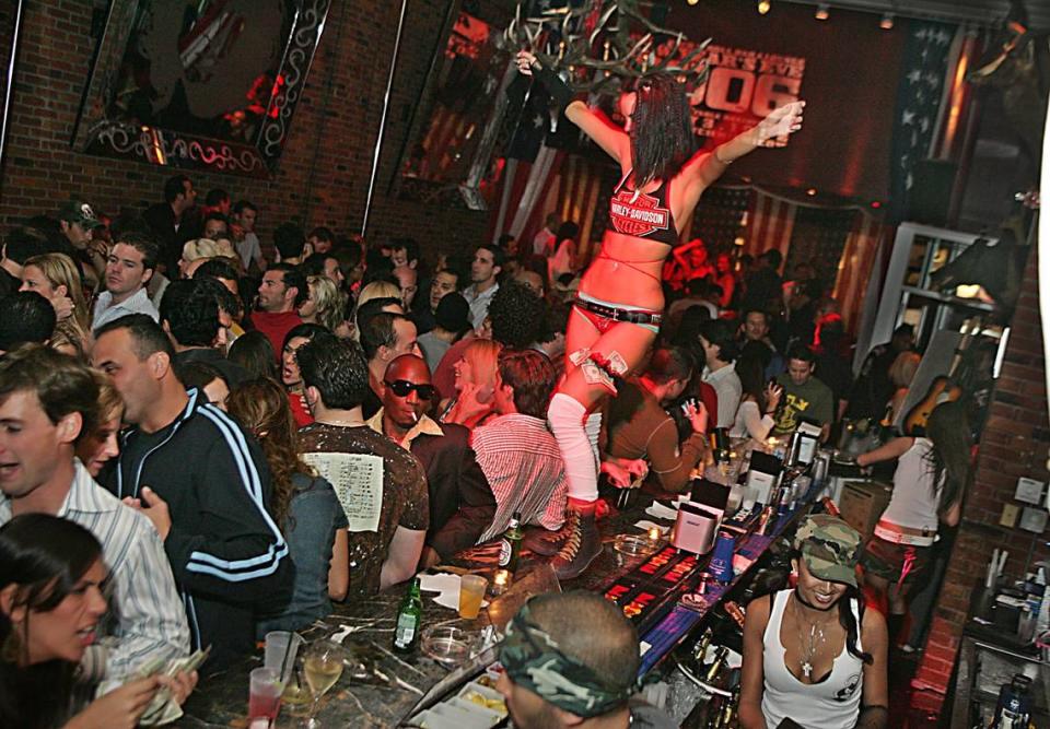 The scene at Snatch in 2005.