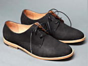 <p>Make dad fashionable with these Classic Derby Shoe in Black Nubuck, RRP. $240.00</p>