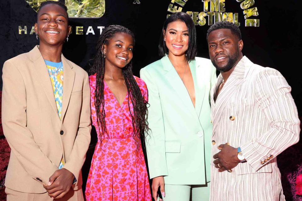 Roger Kisby/Getty Kevin Hart and family
