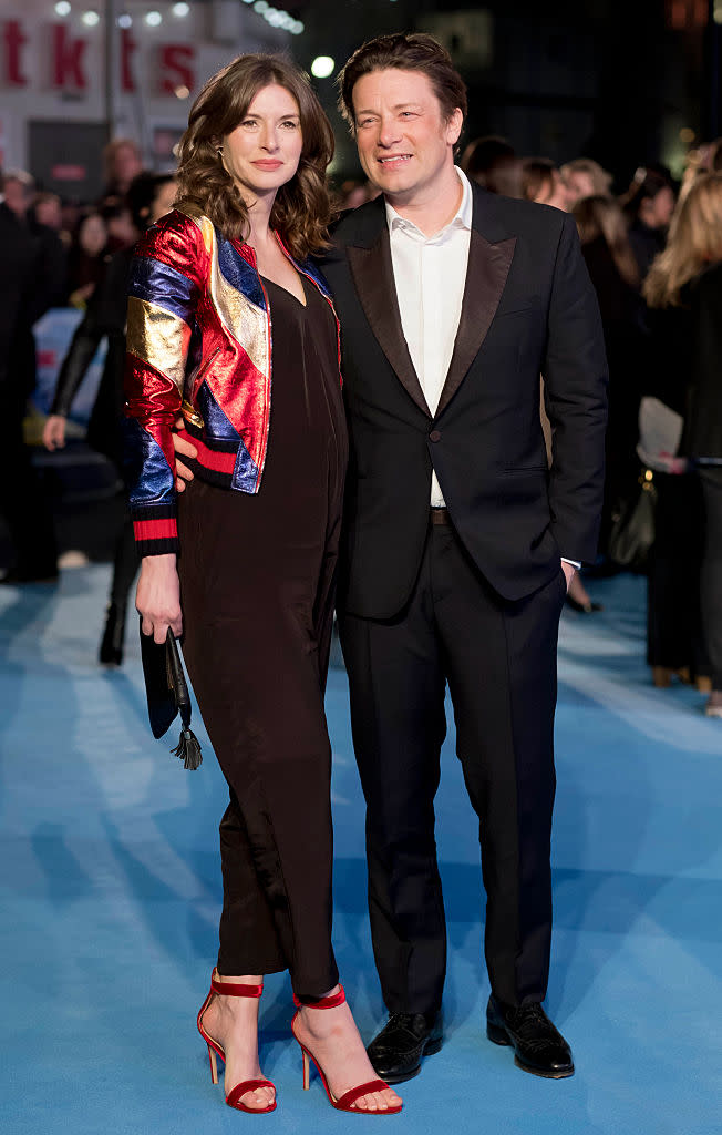 Jools and Jamie Oliver just after announcing she was pregnant with her fifth child [Photo: Getty]