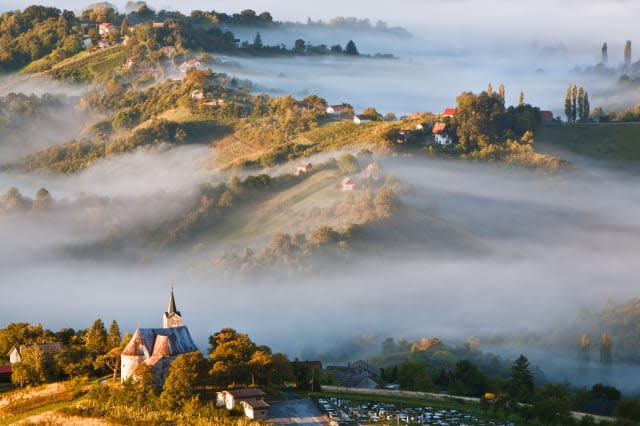 Plesivica hill, Croatia