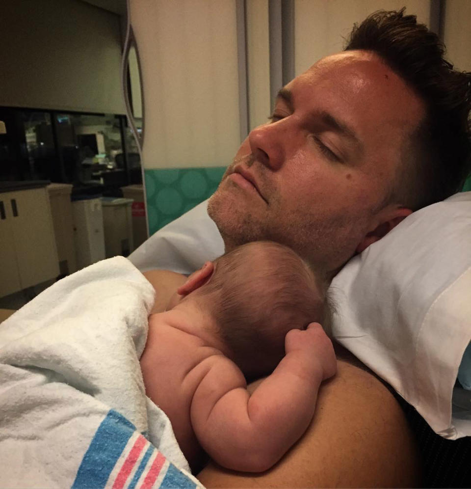<p>The <em>Friday Night Lights</em> star and his wife, Kelsey Mayfield Porter, <span>welcomed their second child</span>, a daughter, on August 10, the new dad announced on Instagram. "Sweet dreams, world,” Porter <span>captioned a photo</span> of his newborn sound asleep on his chest.</p>